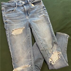 Ripped Light Blue Jeans